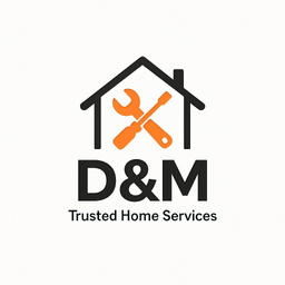 D&M handyman home services logo